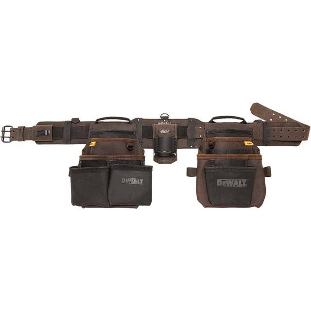 DeWalt Pro 18 Pocket Leather Tool Belt Rig