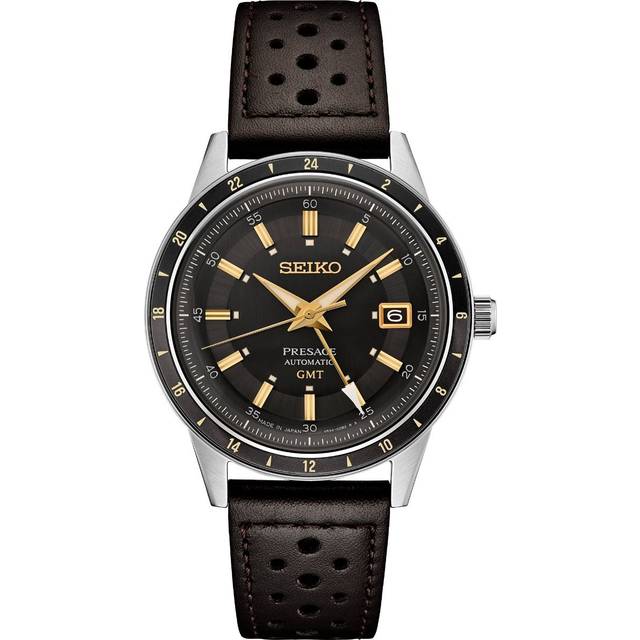 Seiko SSK013J1 Presage GMT Automatik Herrenuhr 41mm 5ATM