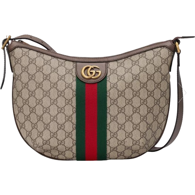 GUCCI Ophidia Medium Shoulder Bag - Beige - OS