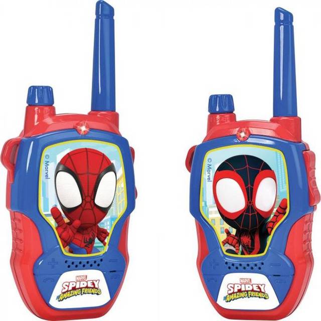 Jada Toys Spidey, Walkie-talkie til børn, 4 År, Blå, Rød