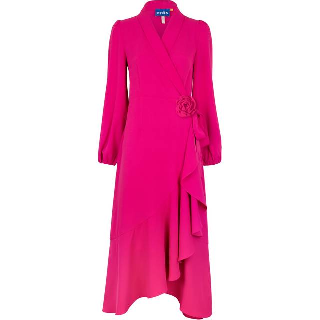 Cras Lotus Dress - Fuchsia Pink