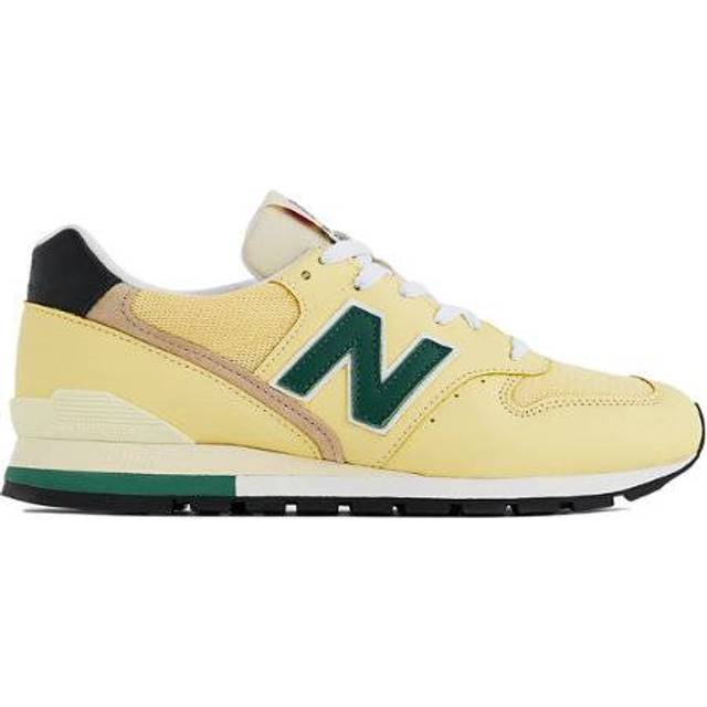 New Balance 996 Made In Usa Unisex Fashion Trainers in Yellow Green - 10.5 UK