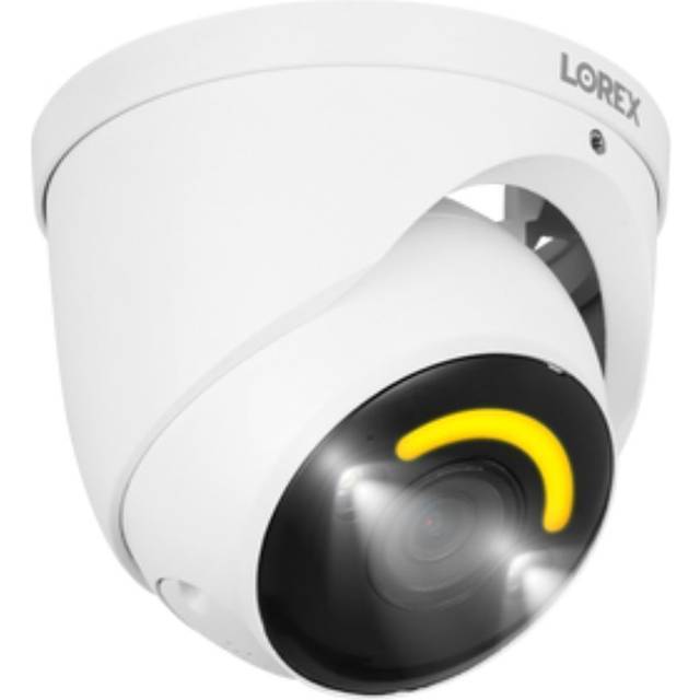 Lorex 4K Plus Ultra HD 12MP Smart Security Lighting Deterrence Dome AI PoE IP Wired Camera