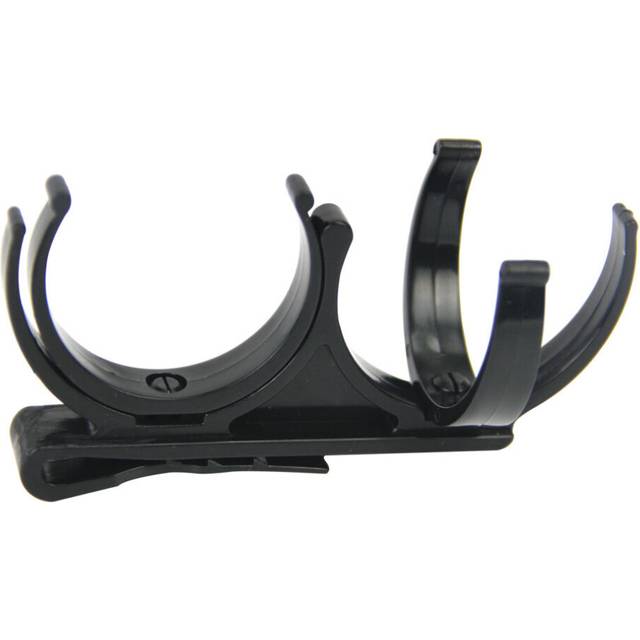 5Pcs Black Portable Rotatable Folding Plastic Golf Ball Clamp Storage Holder with Belt Clip,Golfing Sporting Training Accessory