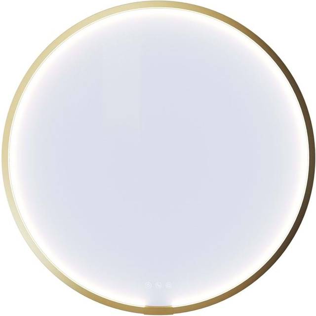 Spegel Scanbad Moon Med Belysning Mässing 75Cm