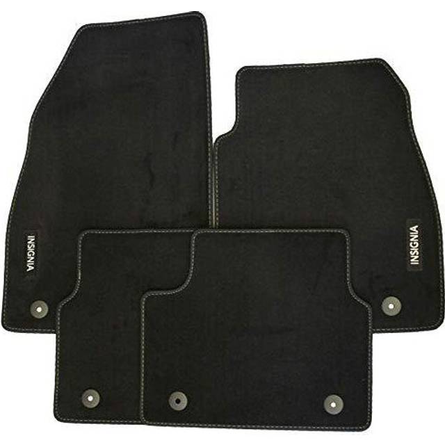 Genuine Vauxhall Insignia A Carpet Footwell Mats Tailored Fitted Black Set of 4 Official Vauxhall Insignia A 2014 - 2017 (All Models) Velour Mats