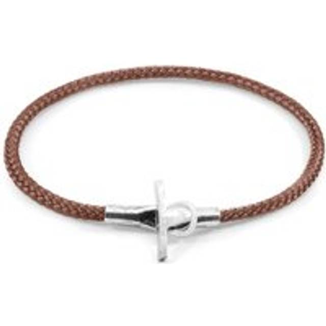 Cambridge Silver and Rope Bracelet - Copper - 21cm