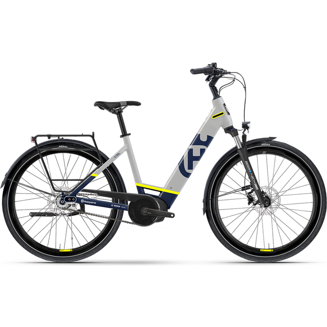 Husqvarna Grand Towner 5 FW | Elcykel | Bosch Performance Line / 625 Wh | Vit / Blå