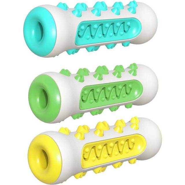 Toothbrush Chew Cleaning Teeth Dolls Dogs Food Feeding Container Molar Stick Nylon Training Puppy Dental Care Toys