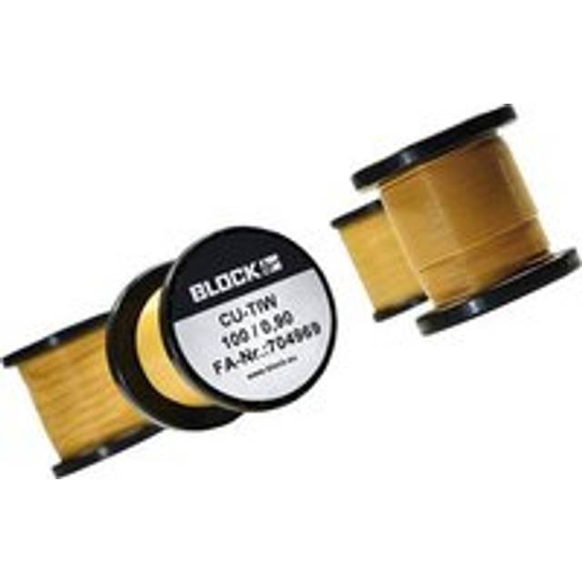 Block Lackerad koppartråd Ytter-Ø (inkl. isolerande lack)=0.25 mm 156.5 m 0.10 kg
