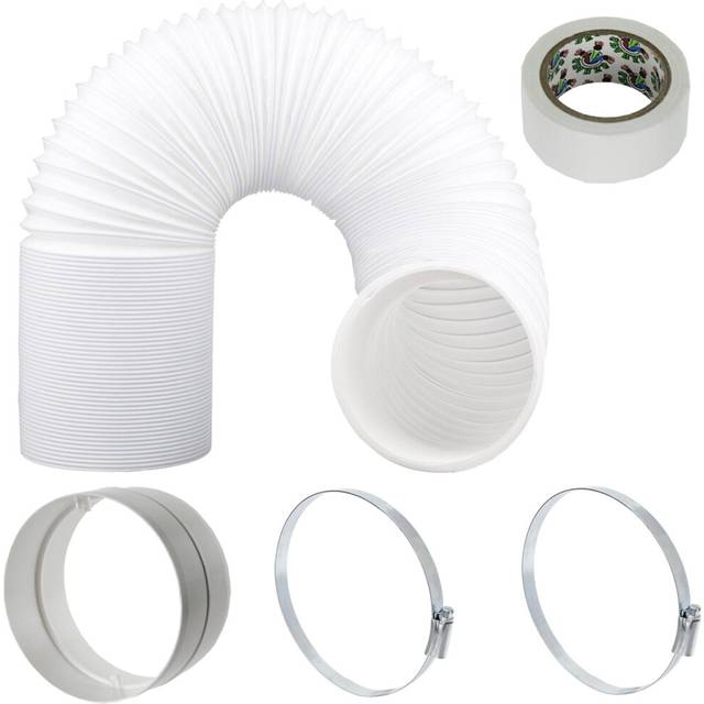 "UNIVERSAL Cooker Hood Hose Pipe Vent Extension Kit (3m x 5"")"