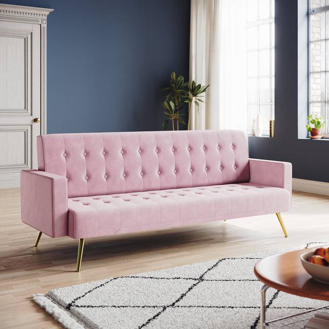 Premium Plush Comfort Sofa Bed (74cm H X 191cm W X 79cm D)