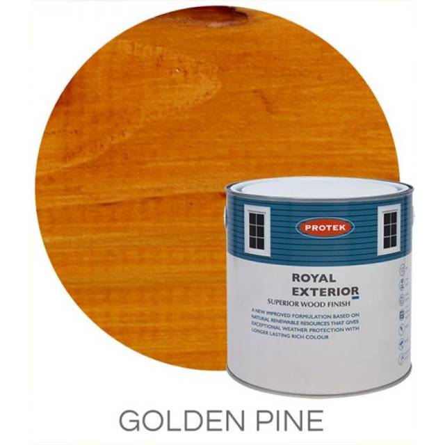 Protek Royal Exterior Paint 1 Litre - Golden Pine - Protek Royal Exterior Paint 1 Litre - Golden Pine