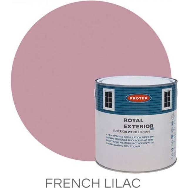 Protek Royal Exterior Paint, French Lilac 1L, Exterior Wood Paint, Paints, Garden Furniture Paint, Cladding Coatings, Summer Hou