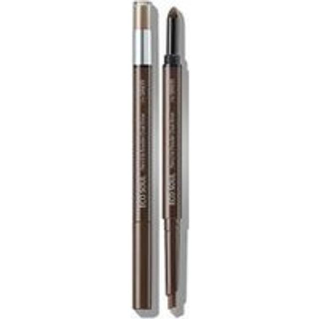 The Saem - Eco Soul Pencil & Powder Dual Brow - 4 Colors #03 Deep Grey