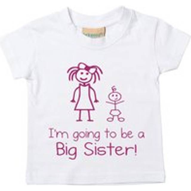 I'm Going To Be a Big Sister White Tshirt - 18-24 m