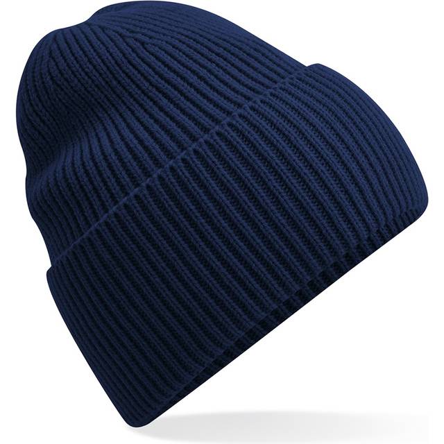 (One Size, Oxford Navy) Beechfield Cuffed Recycled Oversized Beanie