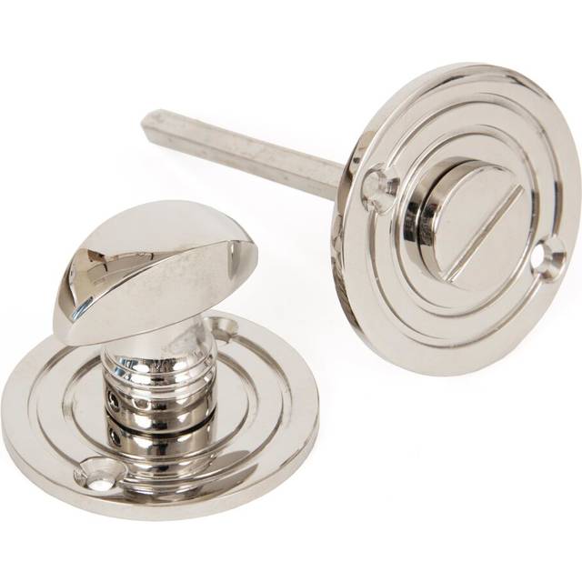 From The Anvil 83824 Polished Nickel Round Bathroom Thumbturn