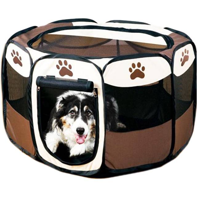 (L) Outdoor tent waterproof pet dog fence Oxford pet toy dog cage pet house cat toy tent