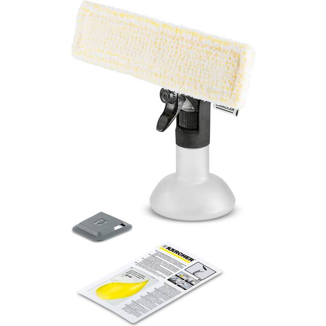 Karcher Premium Spray Bottle and Microfibre Pad Kit for Window Vacs