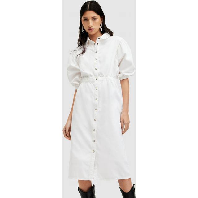 AllSaints Osa Denim Midi Dress