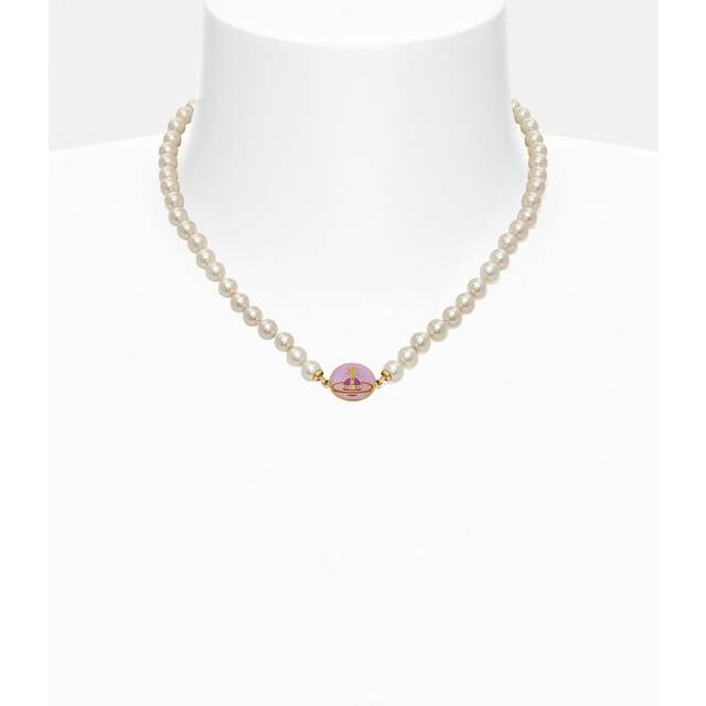 Vivienne Westwood Loelia Necklace Gold Swarovski Pearls Women - W2