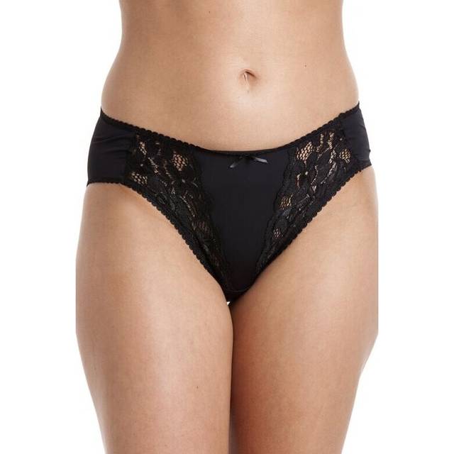 Camille women's briefs sheer floral lace mesh knickers comfy ladies 3 pack set