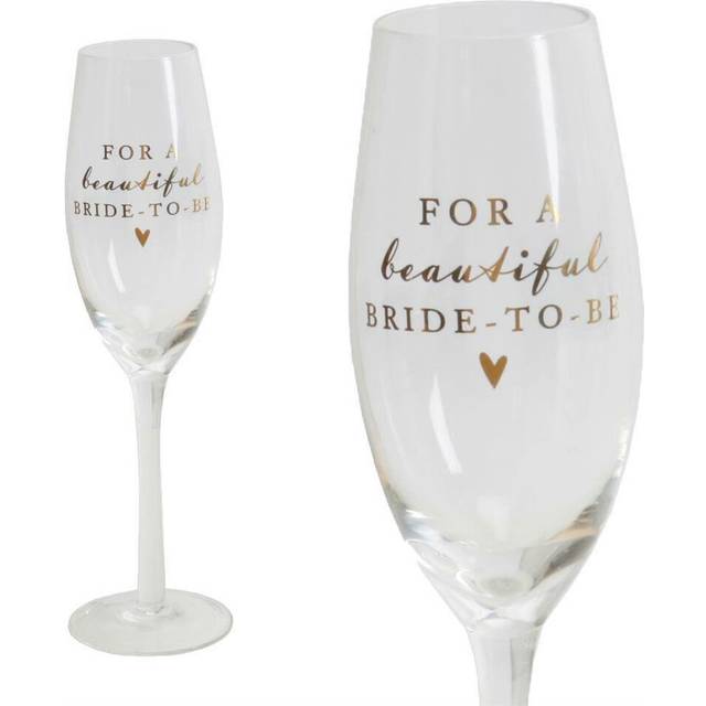 Boxed Amore Wedding Gift Champagne Flute - Beautiful Bride-to-Be