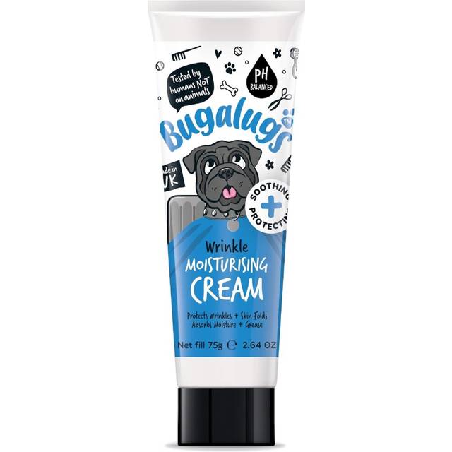 BUGALUGS Wrinkle moisturising cream paste for Bulldogs, French Bulldogs, wrinkly dogs & cats. Great itch remedies for dogs 75g