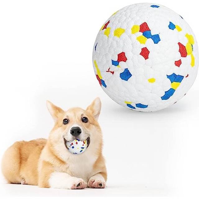 Dog Balls Toys for Aggressive Chewers, Indestructible Durable Bouncy Floating Balls for Dogs to Fetch, Durable Solid Rubber Ball for Training Dog