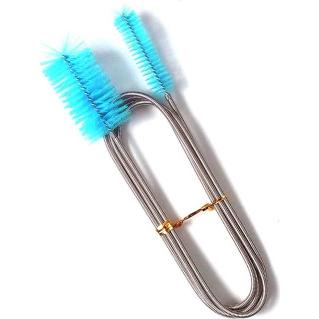 Stainless Steel Tube Cleaning Brush Single End Flexible Aquarium Fish Tank Filter Pump Hose Pipe Brushes Cleaner