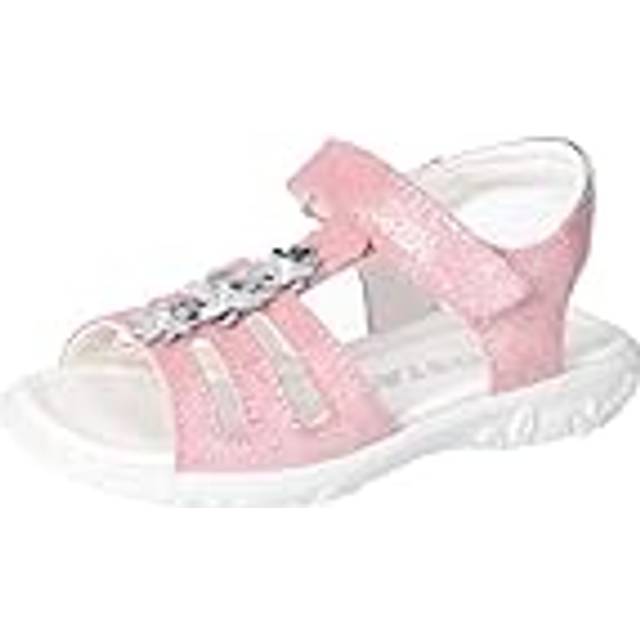 (9 (Children's)) Cleo | Rosewood Nubuck | Childrens Rip Tape Sandals