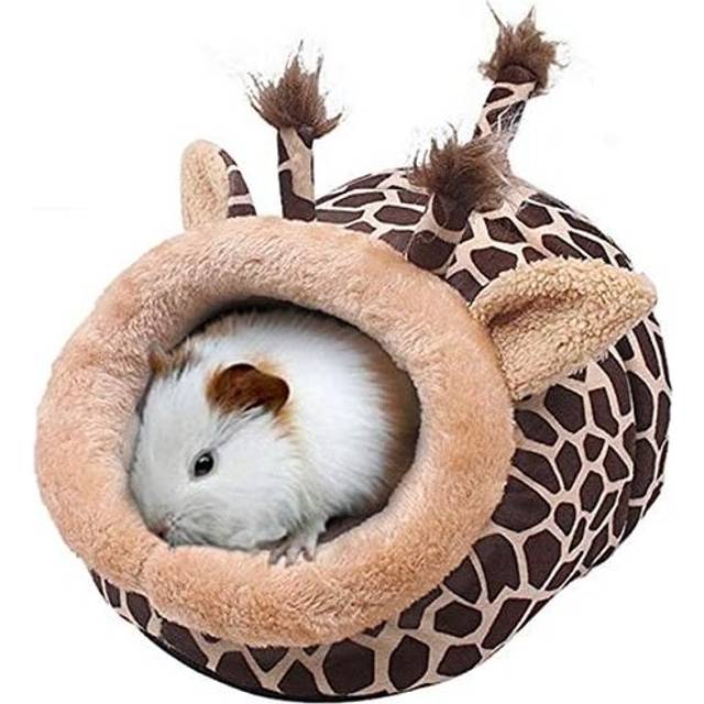 Chinchilla Hedgehog Guinea Pig Bed Accessories Cage Toys-Chinchilla Bed - Giraffe - L