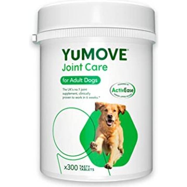 YuMOVE Adult Dog | Joint Supplement for Adult Dogs, with Glucosamine, Chondroitin, Green Lipped Mussel | Aged 6 to 8 | 300 Tablets