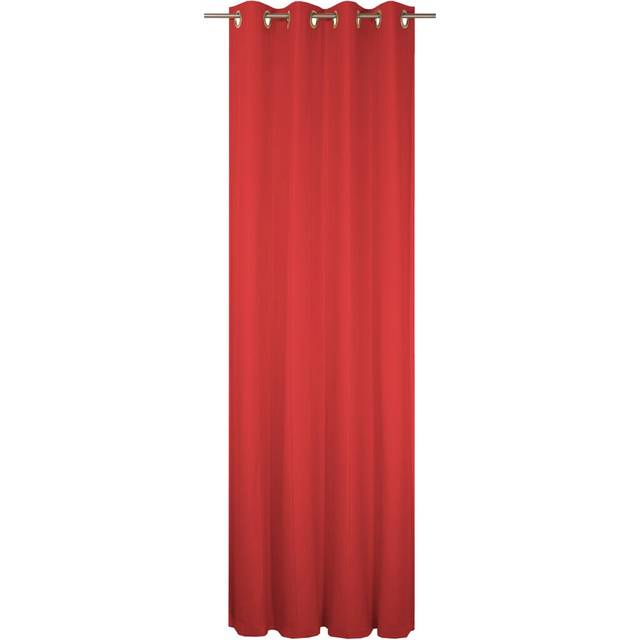 Pearce Eyelet Single Curtain, opaque - Rot (132cm Width x 255cm Drop)