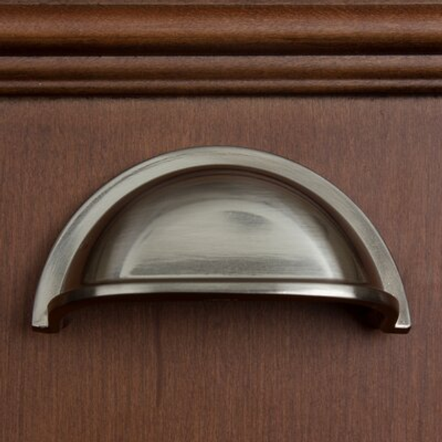 "GlideRite Hardware 953-SN-25 Classic Bin Cabinet Pulls  25 Pack  2.875""""""""  Satin Nickel"