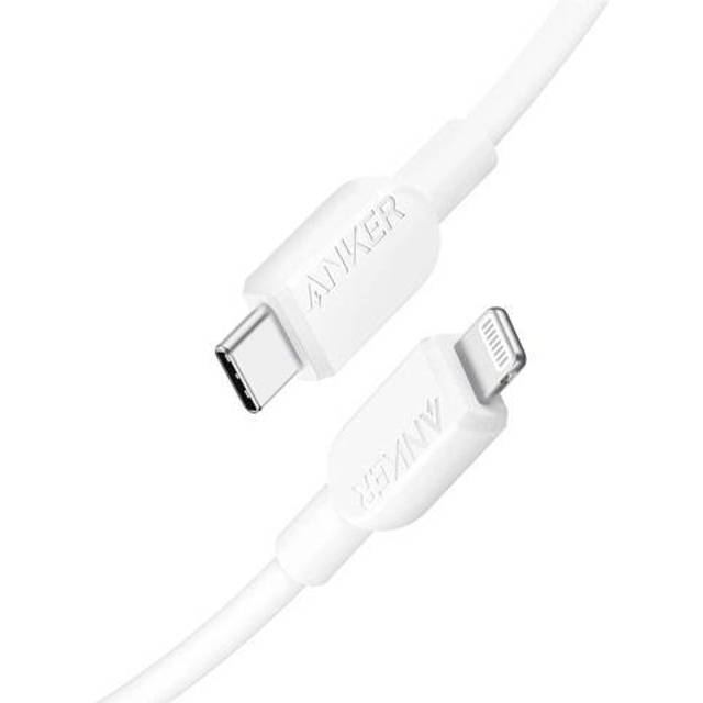 Anker 310 USB-C to Lightning Cable (3 ft / 6 ft / 10 ft) 3 ft / White