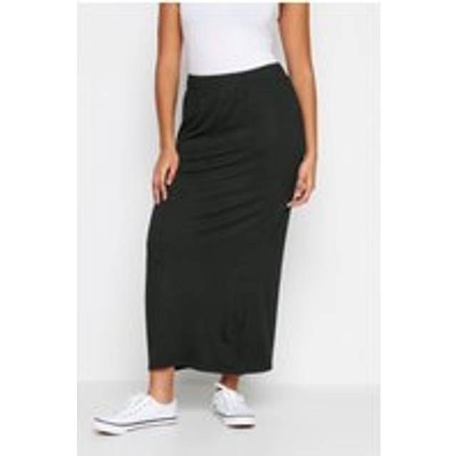M&Co Black Tube Maxi Skirt Petite > 8 M&Co Womens - Petite 8