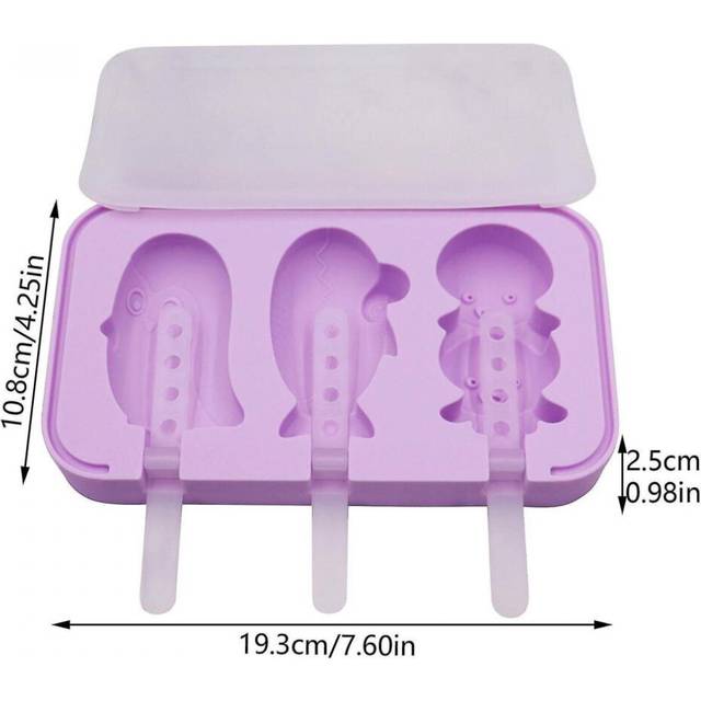 Ice Cream Mold With Lid Popsicle Mold Silic Ice Cream Mold
