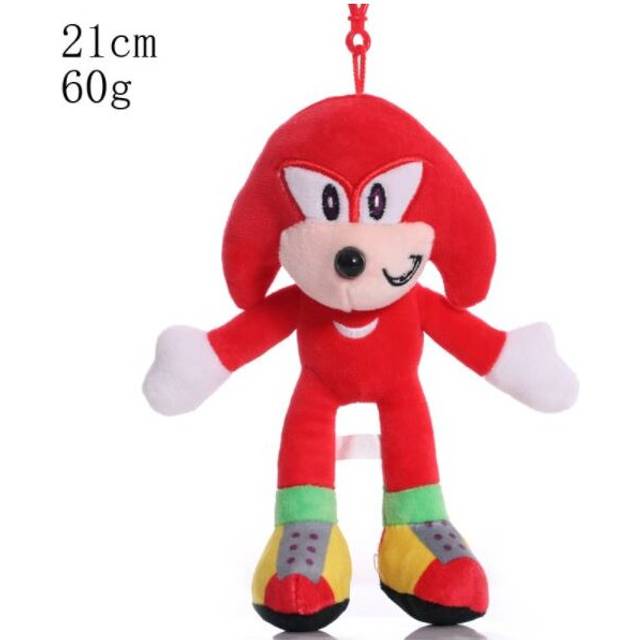 (Knuckles, 5 inch) Sonic The Hedgehog Shadow Amy Rose Knuckle Tail Plush Toy Soft Stuffed Doll Kids Toys Gifts