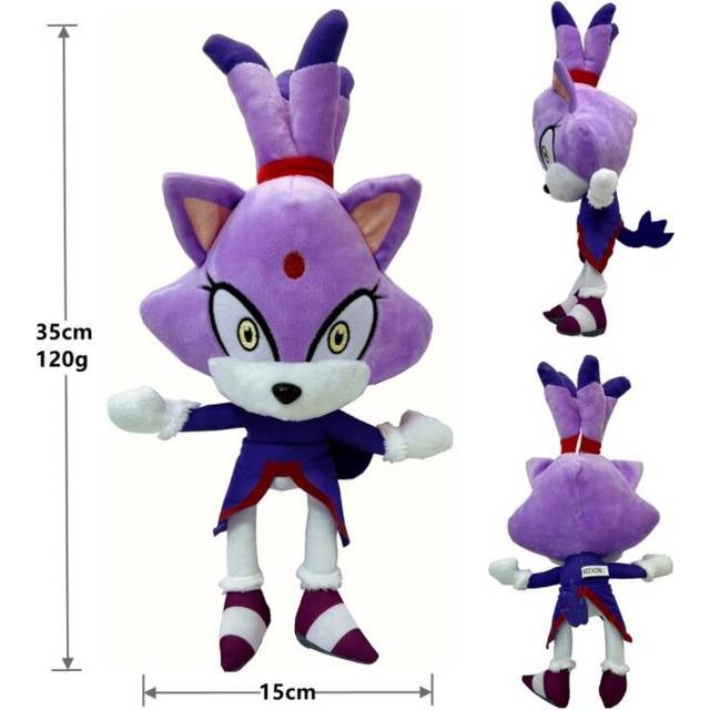 (Bruz) Sonic The Hedgehog Cream The Rabbit Warhead Bruz Alienated Werewolf Plush Toy Soft Stuffed Doll Kids Toys Gifts