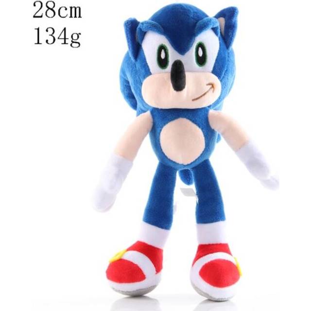 (Sonic, 8 inch) Sonic The Hedgehog Shadow Amy Rose Knuckle Tail Plush Toy Soft Stuffed Doll Kids Toys Gifts