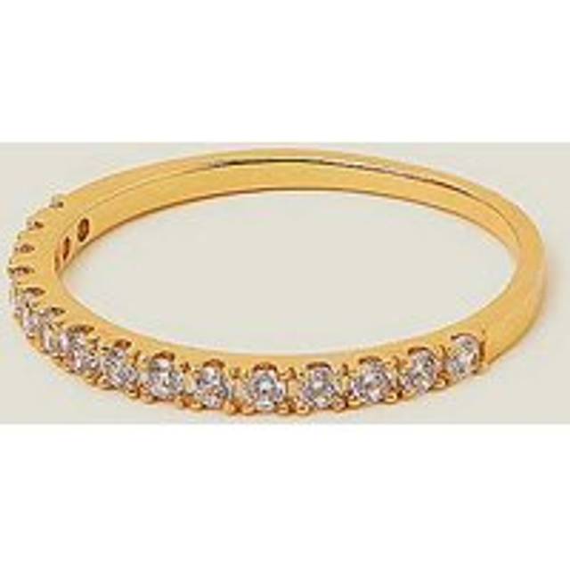 Accessorize 14ct Gold Plated Eternity Band Ring