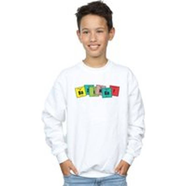 The Big Bang Theory Boys Bazinga Elements Sweatshirt 9-11 Years vit