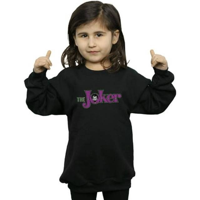 The Joker Crackle Logo Sweatshirt - Black - 7-8 Years
