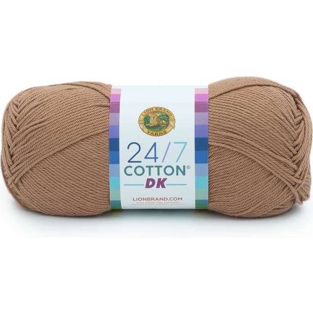 Lion Brand 24/7 Cotton DK Yarn-Cacao 769-127