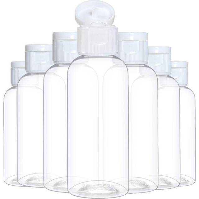 20Pcs 10/30/50/60/100/120ml Plastic Shampoo Bottles Empty Vail for Travel Container Cosmetics Lotion