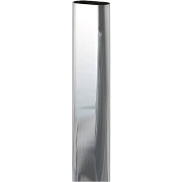 Timco Wardrobe Rail Oval Polished Chrome - 30 x 15 x 1219 (1 Pack Unit)