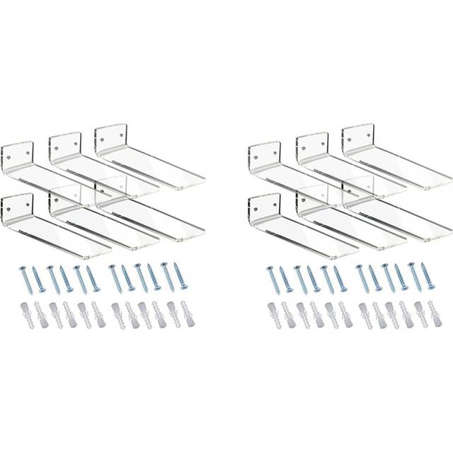 12 Pack Floating Shoe Display,Shelves Wall Mount Levitating Shoe Display Stand for Sneaker or Shoes Box
