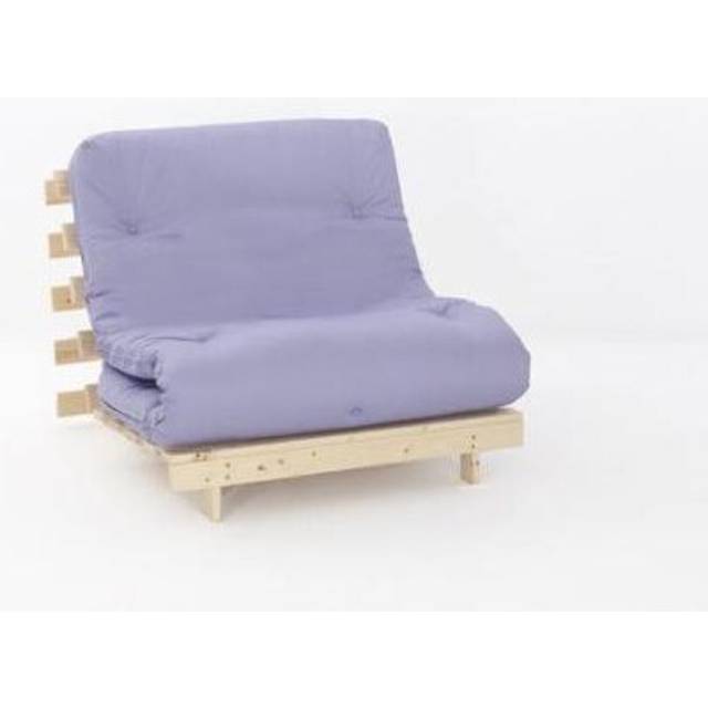 (Lilac, 3ft Single) Ayr Luxury Futon Set